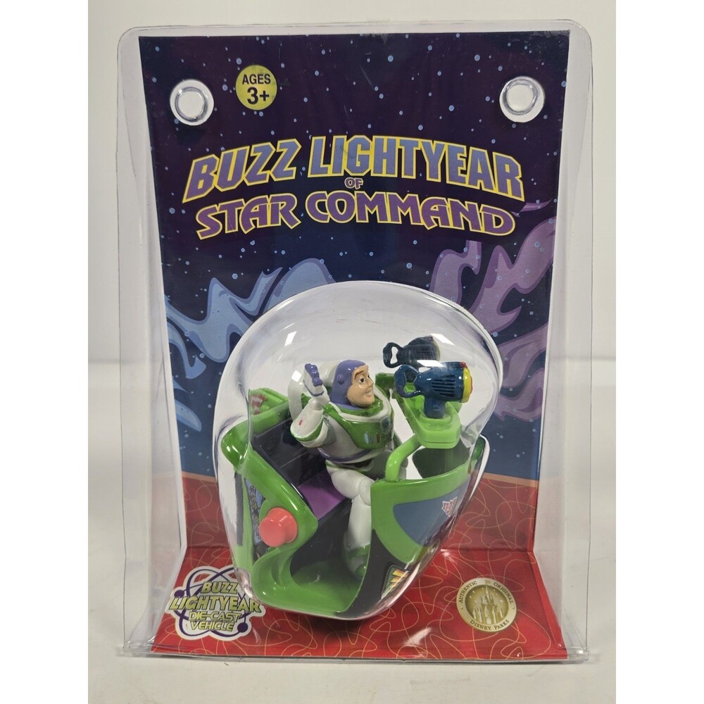Disney Parks Buzz Lightyear Star Command Die-Cast Vehicle Toy Story Sealed 38085